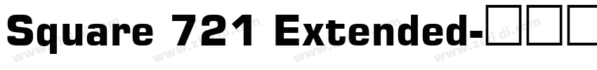Square 721 Extended字体转换